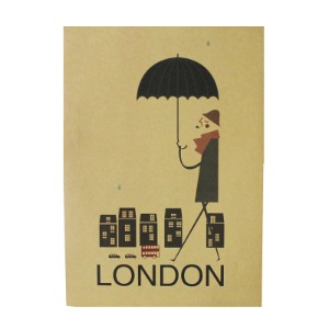 그래픽 디자인 일러스트 LONDON 빈티지 포스터 GA03- 51.5cm X 36cm